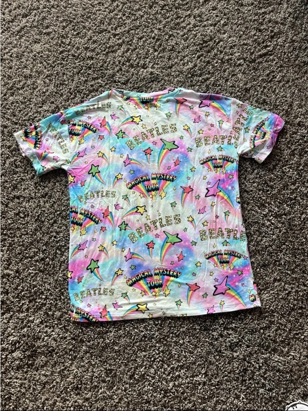 NWT The Beatles Bums n Roses Magical Mystery Tour Bell Bottom Set Girls 7/8